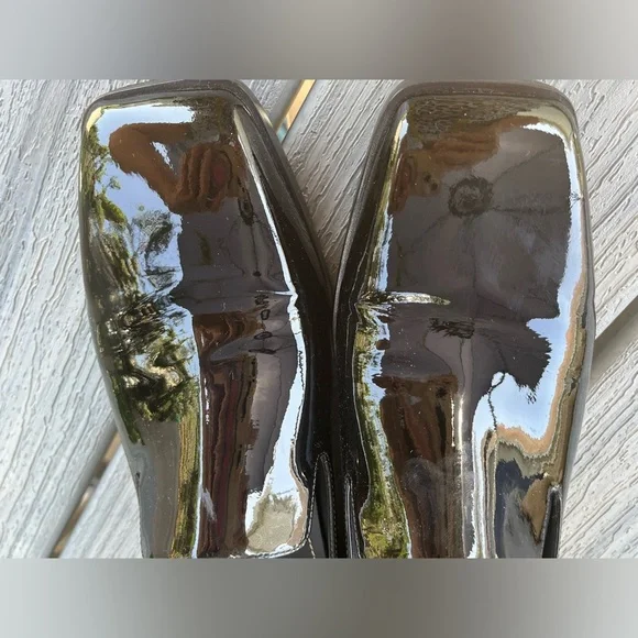 ME+EM Black Patent Leather Loafers - Picture 3 of 9